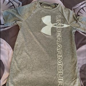 Youth Boys UA Split Logo SS Tee
